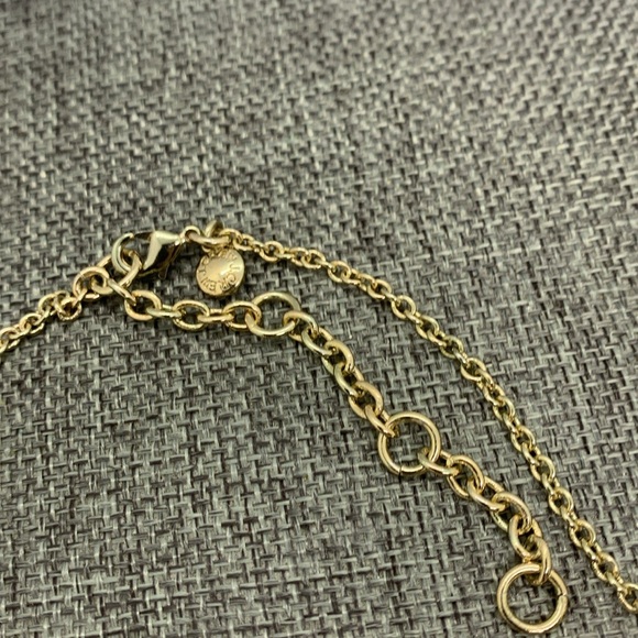 J. Crew Gold Tone Disk Necklace - Picture 5 of 5